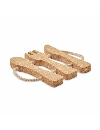 Cutlery Shaped cork pot stand CUBREPOT | MO6530