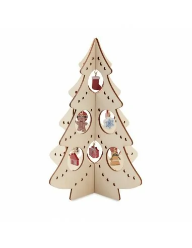 Decoración madera árbol Navidad SILUETA | CX1510