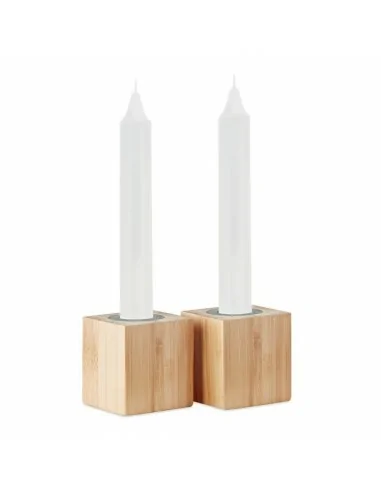 Bamboo tealight holder PYRAMIDE | MO6320