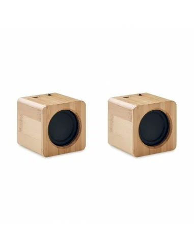 Juego de altavoces de bambú AUDIO SET | MO6389