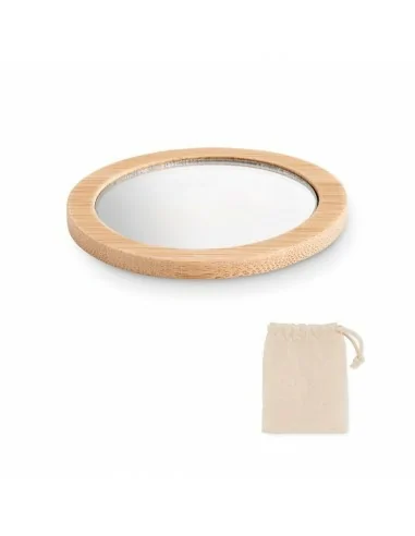 Bamboo make-up mirror MALAY | MO6406