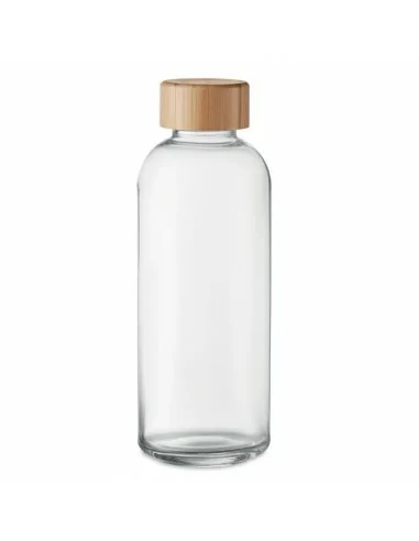 Glass bottle 650ml bamboo lid FRISIAN | MO6426