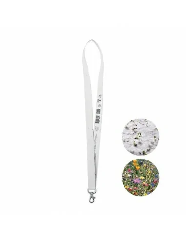 Seed paper lanyard w/hook LANSEE | MO6906