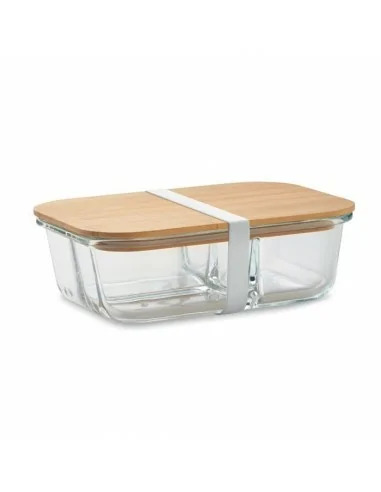 Glass lunch box with bamboo lid TUNDRA 3 | MO6973