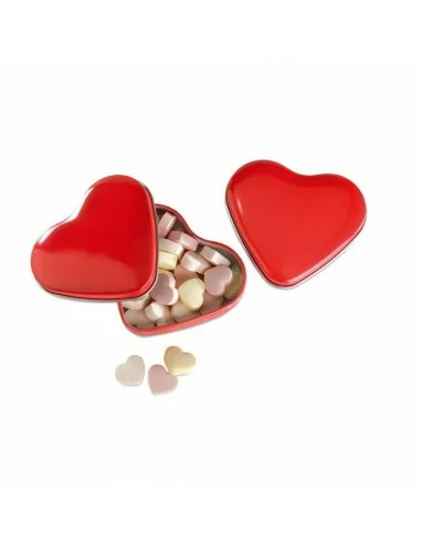 Heart tin box with candies LOVEMINT | MO7234