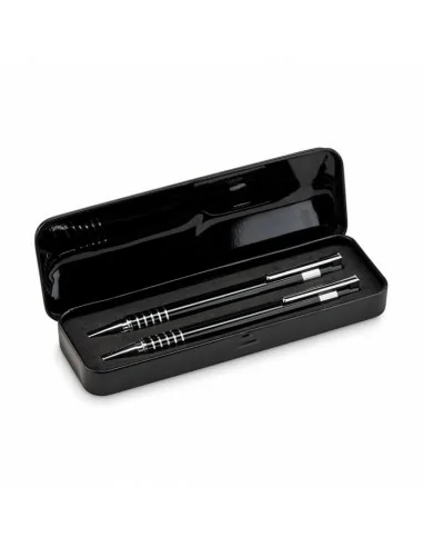 Ball pen set in metal box ALUCOLOR | MO7323