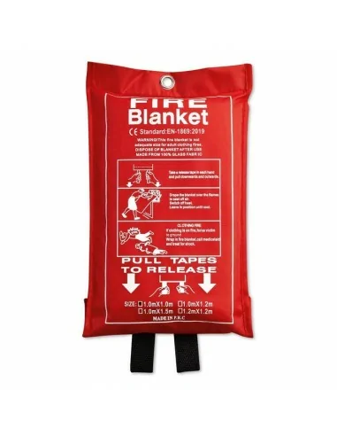 Fire blanket in pouch 100x95cm BLAKE | MO8373