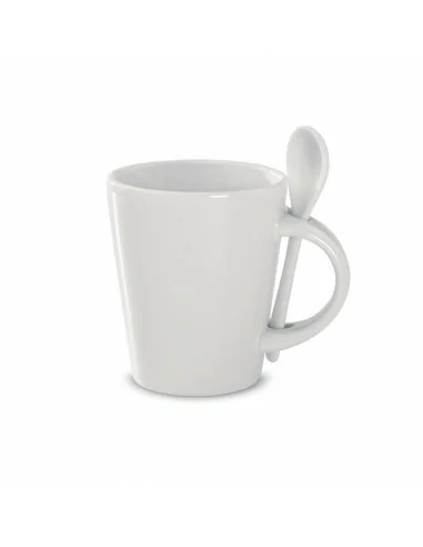 Sublimation mug with spoon SUBLIMKONIK | MO8442