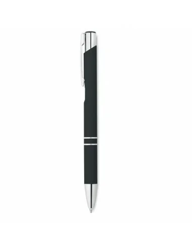 Ball pen in rubberised finish AOSTA | MO8857