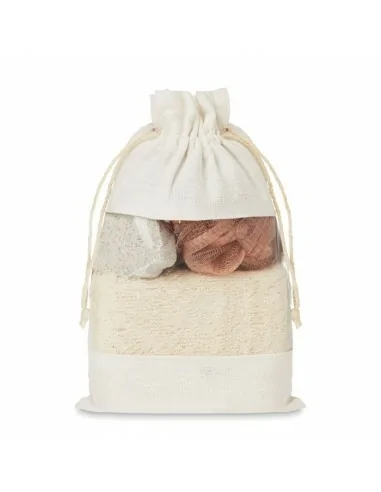 Set de baño en bolsa jute | MO9872