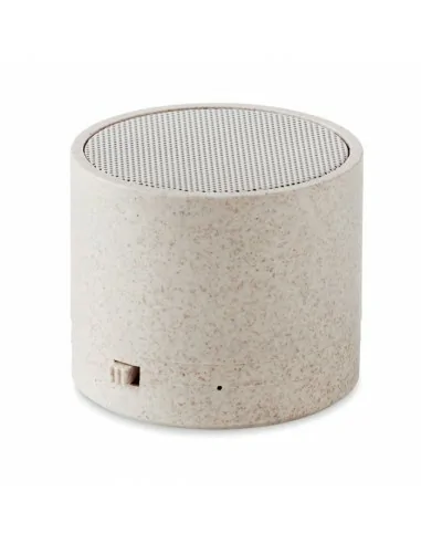 3W speaker in wheat straw/ABS ROUND BASS+ | MO9995