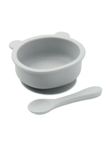 Silicone spoon, bowl baby set MYMEAL | MO2221