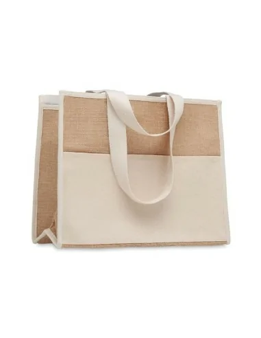 Bolsa nevera canvas y yute | MO6160