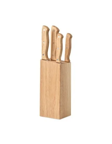 5 piece knife set in base GOURMET | MO6308