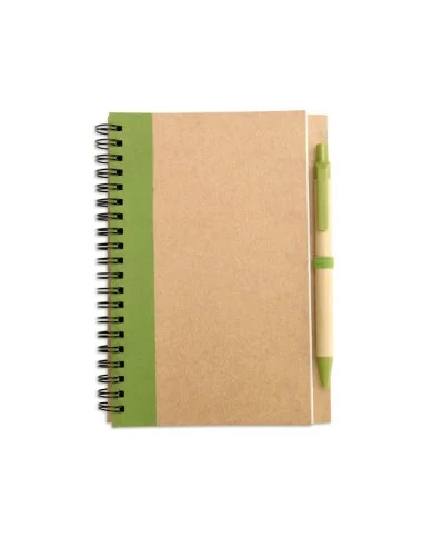 B6 recycled notebook with pen SONORA PLUS