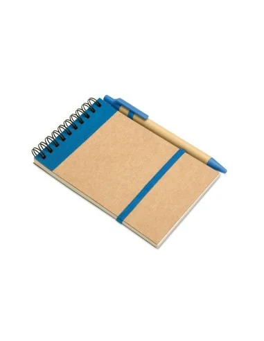 A6 recycled notepad with pen SONORA