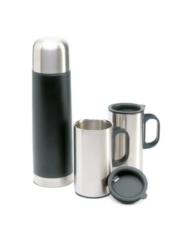 Insulation flask with 2 mugs ISOSET