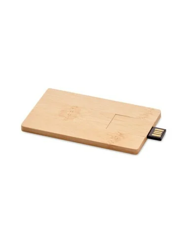 16GB bamboo casing USB CREDITCARD PLUS