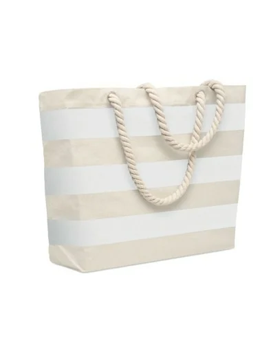 Cotton beach bag 220 gr/m² HEAVEN STRIPE