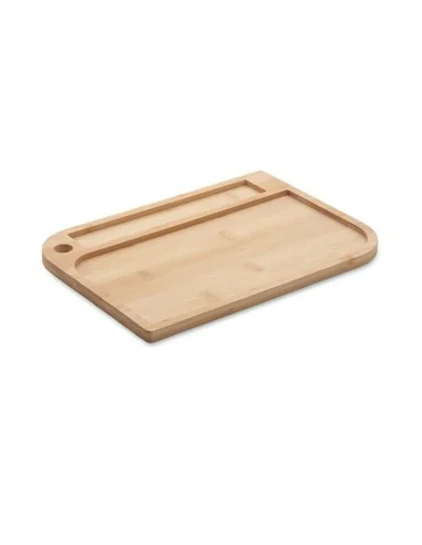 Meal plate in bamboo LEATA