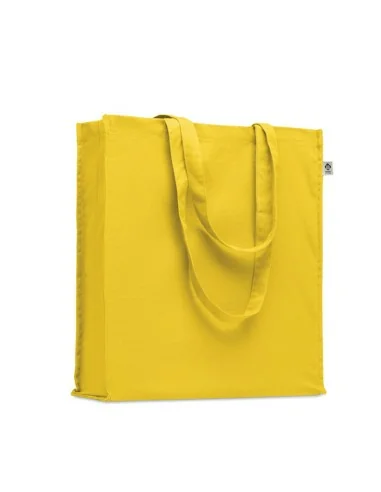 Organic cotton shopping bag BENTE COLOUR