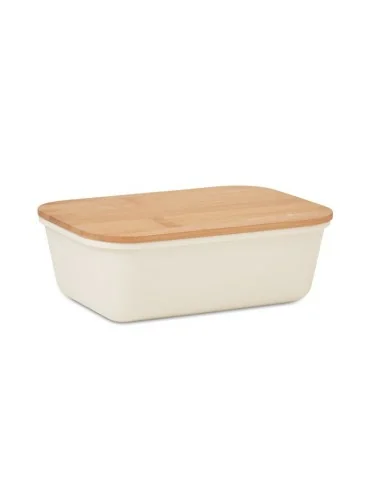 Lunch box with bamboo lid THURSDAY