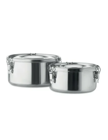 Set fiambreras de acero inox. ELLES