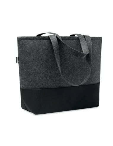 RPET felt shopping bag DUO INDICO