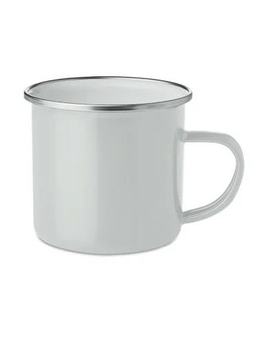 Taza sublimación  350 ml PLATEADO