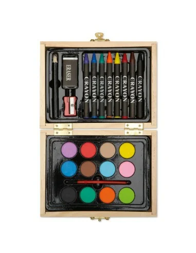 Painting set in wooden box BEAU