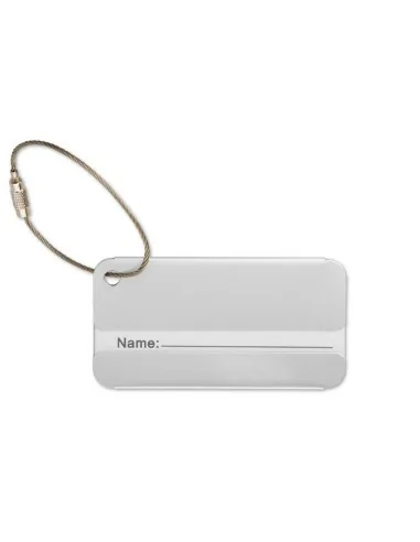 Aluminium luggage tag TAGGY