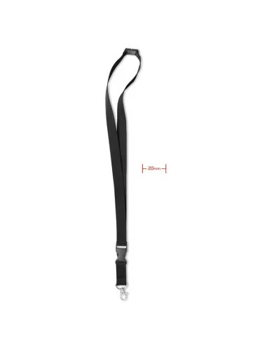 Lanyard mosquetón metal 20 mm LANY