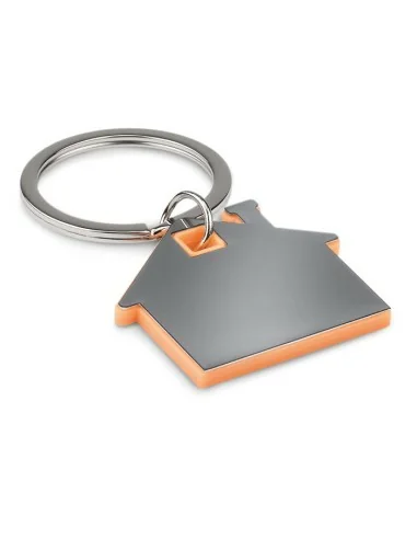 House shape plastic key ring IMBA