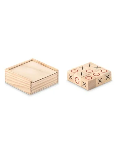 Juego tres en raya de madera TIC TAC TOE