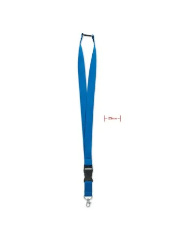 Lanyard with metal hook 25mm WIDE LANY