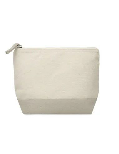 Bicolour cotton cosmetic bag KLEUREN