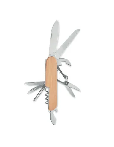 Multi tool pocket knife bamboo LUCY LUX