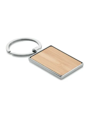 Rectangular key ring bamboo BENDIGO